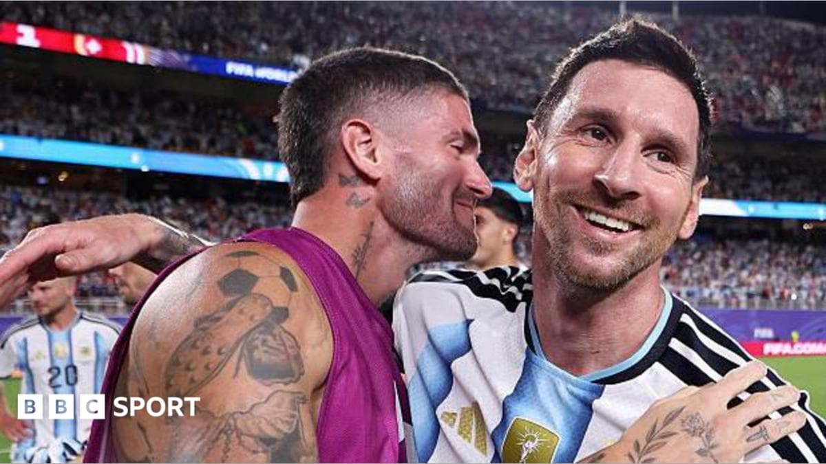 Argentina created the perfect conditions for Messi