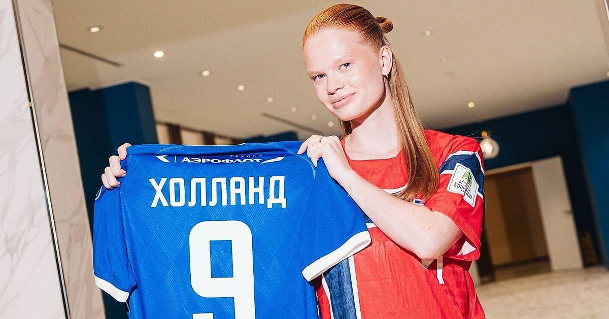 «Динамо» организовало креативный ролик с моделью, похожей на Холанда