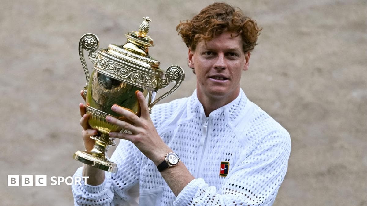 Sinner returned to the top, winning the Wimbledon title